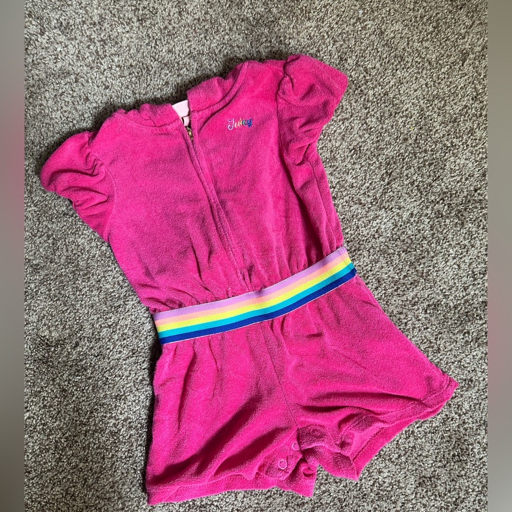 18M Juicy Couture Terry Hooded Romper